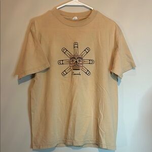 Beige Graphic T-Shirt